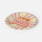 Hippie Two Groovy Papieren Bordje (Gekanteld)