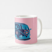 Hippie Van 325 ml Mug blanc classique (Devant droit)