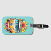 Hippie Van Bagagelabel (Voorkant (horizontaal))