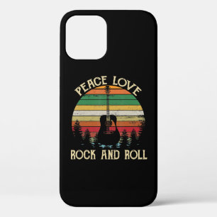 Hippie Van Flower Bus Peace Love iPhone 12 Pro Hoesje