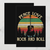  Hippie Van Flower Bus Peace Love Kaart (Voorkant / Achterkant)