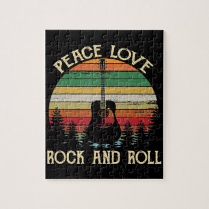  Hippie Van Flower Bus Peace Love Legpuzzel