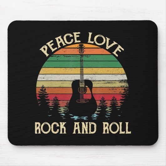  Hippie Van Flower Bus Peace Love Muismat (Voorkant)