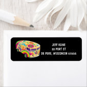 HIPPIE VAN GROOVY Retouradreslabel Etiket (Insitu)