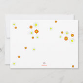 Hippie Van Invitation Kaart (Achterkant)