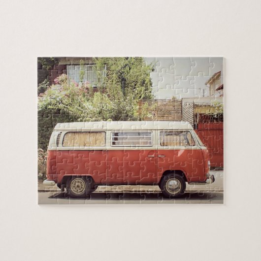 HIPPIE VAN  LEGPUZZEL (Horizontaal)