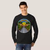Hippie Van Vacation T-shirt (Voorkant volledig)