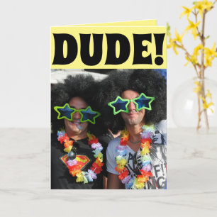 HIPPIE VERJAARDAG KAART VOOR HEM