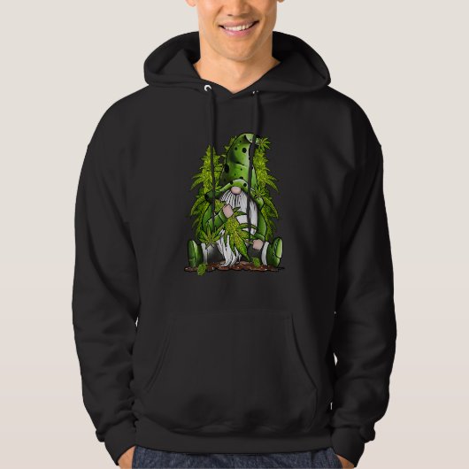 Hippie Weed Gnome Hoodie (Voorkant)