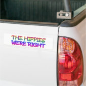 hippies bumpersticker (Op Truck)