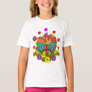 Hippies - Hippy Flower Power - Cute Hippies - 1970 T-shirt