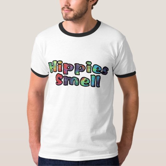 Hippies Smell T-shirt (Voorkant)