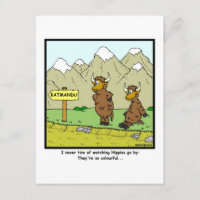 Hippies: Yak cartoon