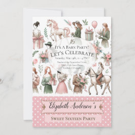 hippische verjaardag kaart