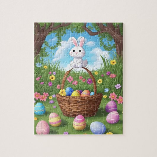 Hippity Hop Bunny Legpuzzel (Verticaal)