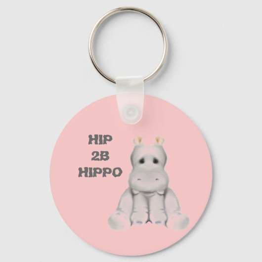 hippo 2B hippo Sleutelhanger (Voorkant)