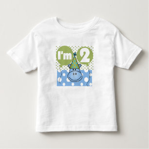 Hippo 2e Anniversaire Tshirts et cadeaux