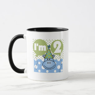 Hippo 2e verjaardag Tshirts en geschenken Mok