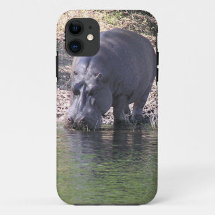"HIPPO AAN DE RIVIER"Hoesje-Mate Tough Xtreme iPho iPhone 11 Hoesje