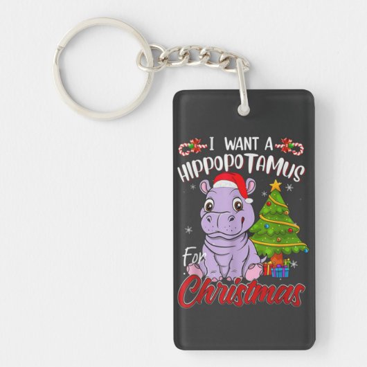 HIPPO Acrylic Keychain (Voorkant)