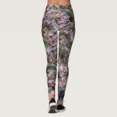 Hippo Afbeelding Collarge, Leggings (Achterkant)
