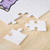 Hippo als Bodybuilder extreem Legpuzzel (Zijkant)