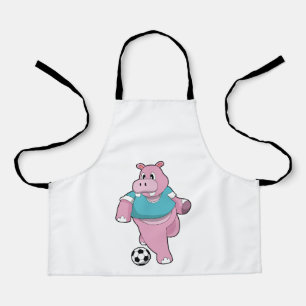 Hippo als Voetbal speler met Soccer.PNG Schort