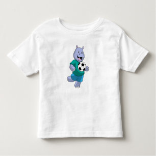 Hippo als voetzoeker met Voetbal Kinder Shirts