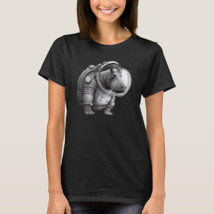 Hippo Astronaut 3 T-shirt