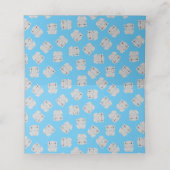Hippo Baby shower Blue (Binnenkant ongevouwen)