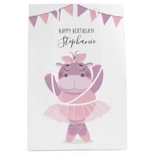Hippo Ballerina Medium Cadeauzakje