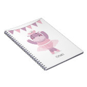 Hippo Ballerina Notitieboek (Rechterzijde)
