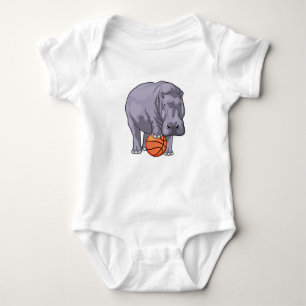 Hippo Basketball speler Basketball Romper