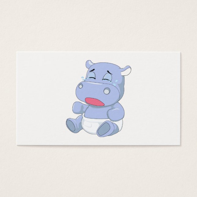 Hippo bébé pleurant (Devant)