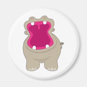 Hippo Big Mouth Magneet