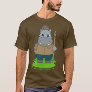 Hippo biljartwachtrij t-shirt