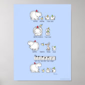 HIPPO BIRDIE TWO EWE poster par Sandra Boynton (Devant)