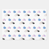 Hippo Birdies Two Ewes Inpakpapier Vel (Voorkant 3)