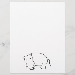 Hippo briefhoofd
