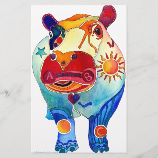 Hippo Briefpapier (Voorkant)