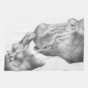 Hippo & Calf American MoJo Kitchen Towels Theedoek