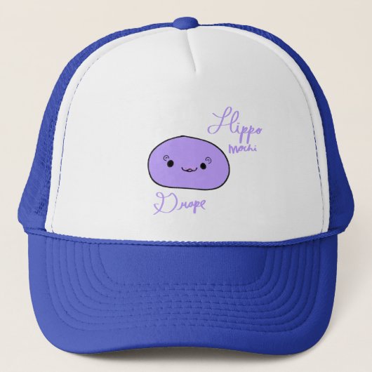 Hippo Cute Mochi Funny Animal Mochi Trucker Pet (Voorkant)