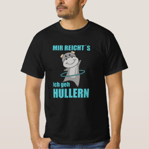 Hippo de Hullern Sport klaagt dieren Hippo T-shirt