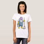 Hippo Easter Cleaning T-shirt (Voorkant volledig)