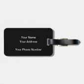 Hippo- en Calf-Bagagelabel Bagagelabel (Achterkant horizontaal)