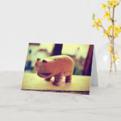 Hippo en zijn vriend kaart (Gele Bloem)