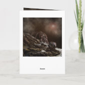 Hippo Enchanted Evening, verjaardag Kaart (Achterkant)