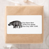 Hippo Étiquettes de livraison (En situation)