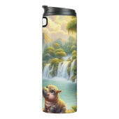 Hippo Familie: Waterval Oerwoud Serenity Thermosbeker (Geroteerd rechts)