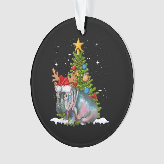 Hippo Fiona Arbre de Noël Hippopotame (devant)